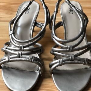 Heels by Cato W8 silver/bronze